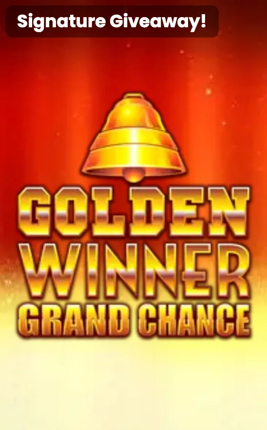 Golden Winner Grand Chance Cash Giveaway promo tile